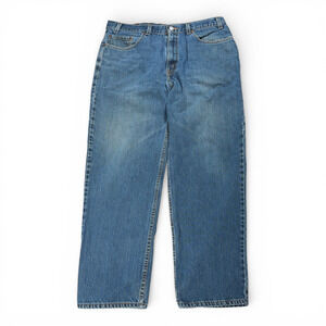 Vintage Levis 550 Jeans Mens 36x30 Blue Denim Relaxed Tapered 38x30 Tag USA Y2K